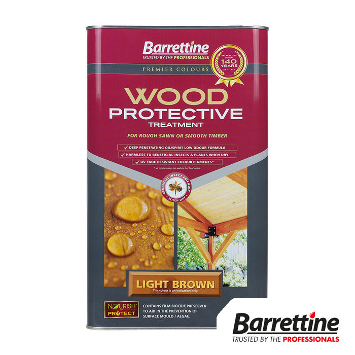 Wood Protective Treatment - Light Brown