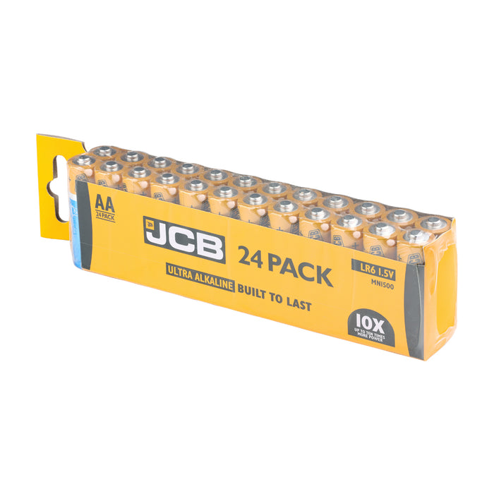 JCB Ultra Alkaline Batteries Trade Pack