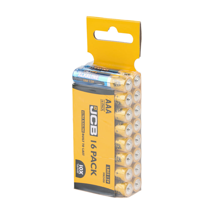 JCB Ultra Alkaline Batteries Trade Pack