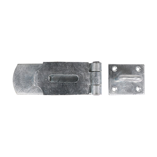 Swivel Pattern Hasp & Staple - Heavy Duty - Hot Dipped Galvanised