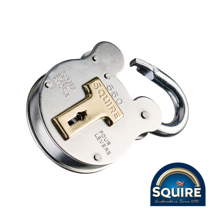 Old English 4 Lever Padlock - 660