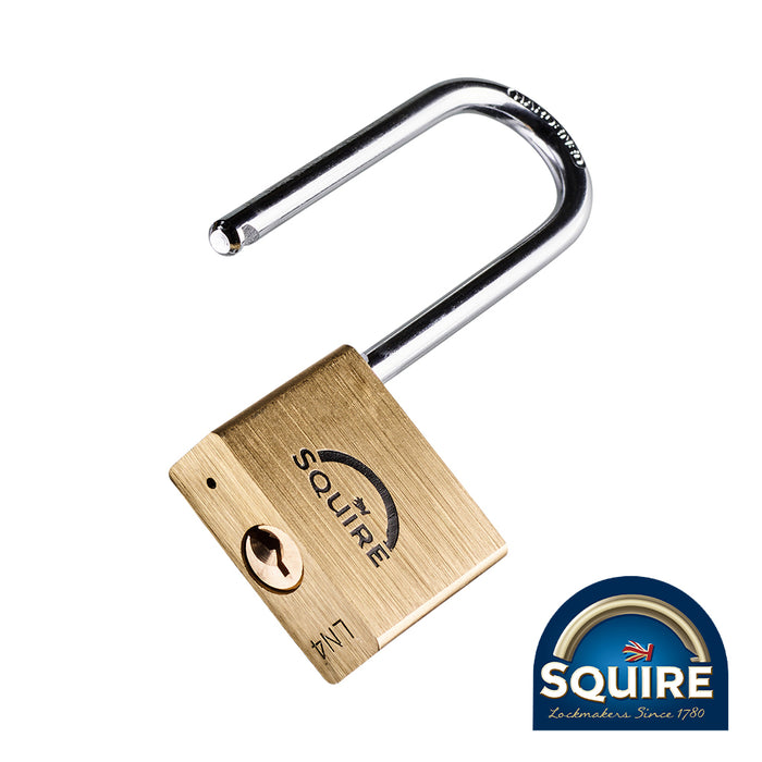 Premium Brass Lion Padlock - 2.5" Stainless Steel Shackle - LN4S/2.5