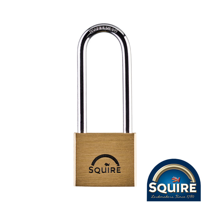 Premium Brass Lion Padlock - 2.5" Stainless Steel Shackle - LN4S/2.5