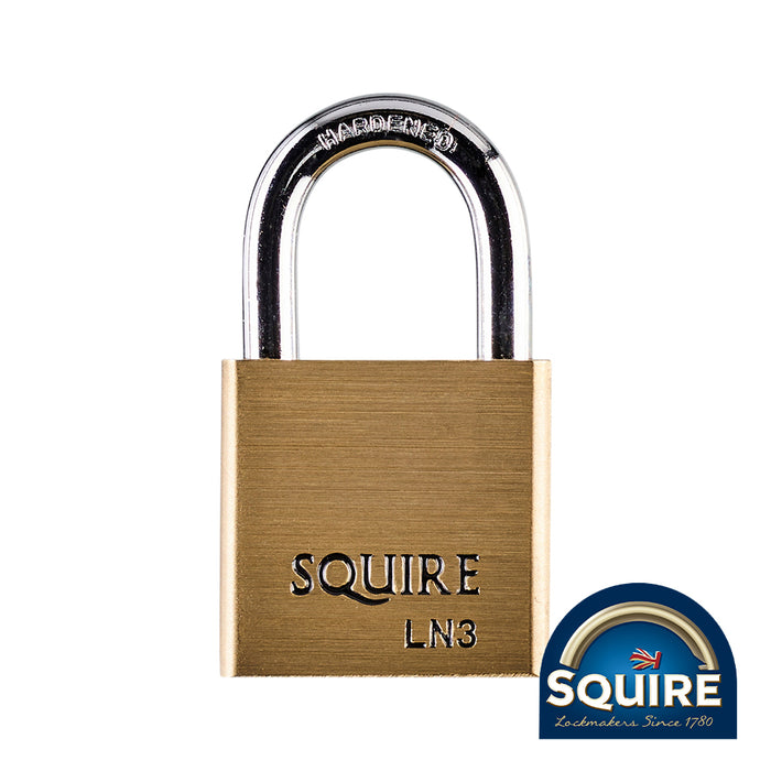 Premium Brass Lion Padlock - Stainless Steel Shackle - LN3S