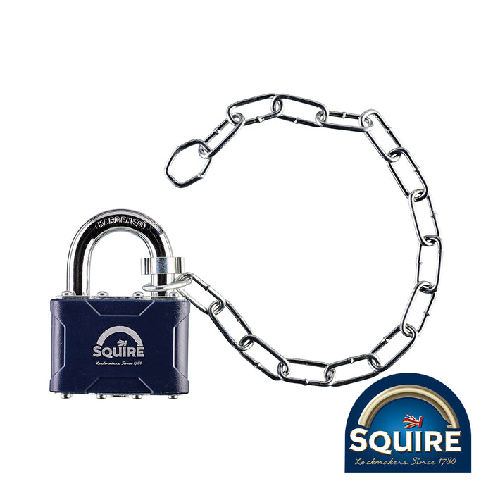 Stronglock Laminated Padlock & Chain - 35C