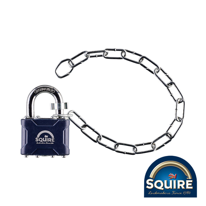 TIMCO Stronglock Laminated Padlock & Chain - 50mm