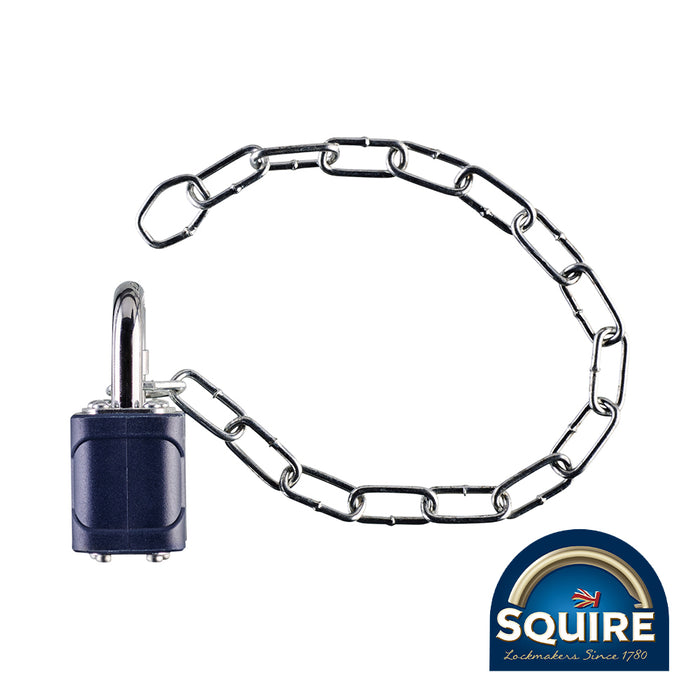 TIMCO Stronglock Laminated Padlock & Chain - 50mm