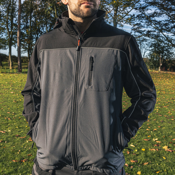 Softshell Jacket - Grey/Black