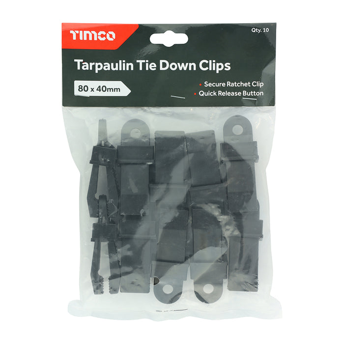 Tarpaulin Tie Down Clips