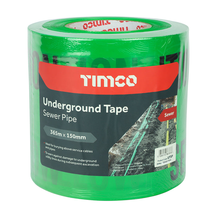 Underground Tape - Sewer Pipe