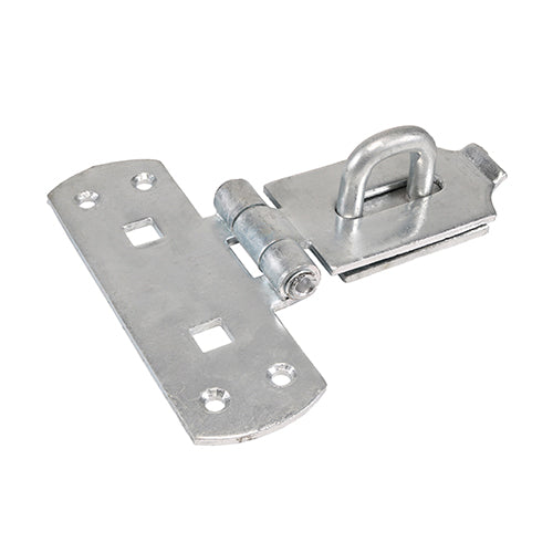 Vertical Pattern Bolt On Hasp & Staple - Heavy Duty - Hot Dipped Galvanised