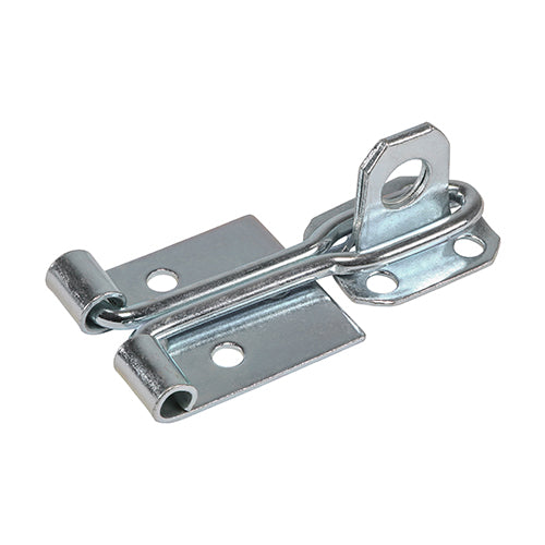 Wire Pattern Hasp & Staple - Zinc