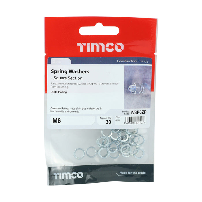 Spring Washers - Zinc