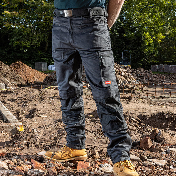 Workman Trousers - Grey/Black