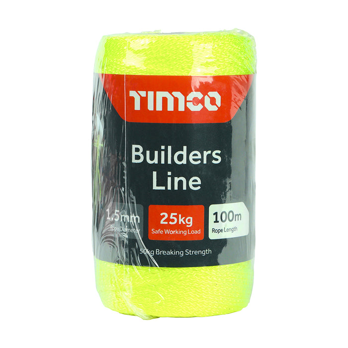 Builders Line - Yellow - Tube