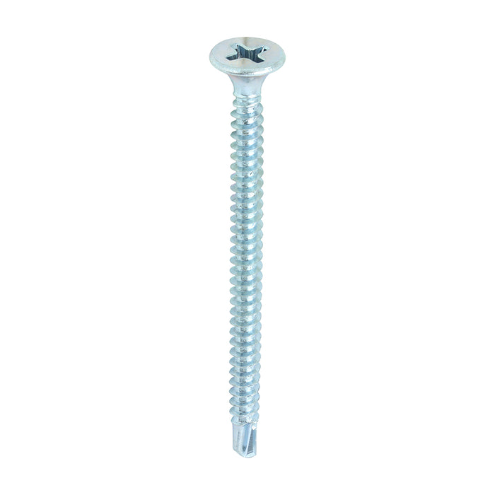 TIMCO Drywall Self-Drilling Bugle Head Silver Screws - 3.5 x 50