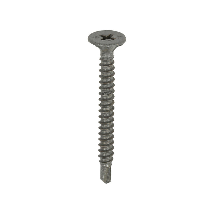 TIMCO Self-Drilling Cement Board Countersunk Exterior Silver Screws - 4.2 x 42