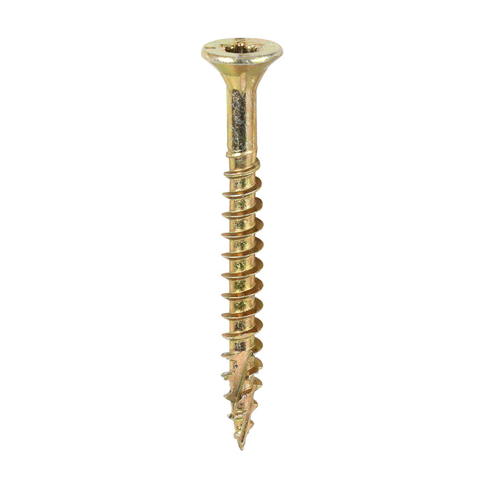 TIMCO C2 Clamp-Fix Multi-Purpose Premium Countersunk Gold Woodscrews - 4.0 x 40