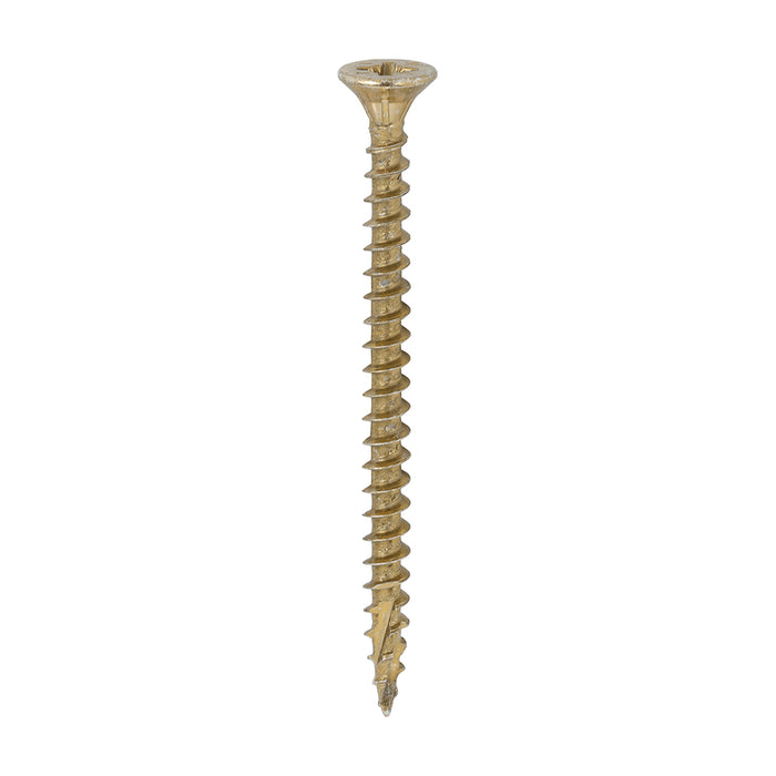 TIMCO C2 Strong-Fix Multi-Purpose Premium Countersunk Gold Woodscrews - 4.5 x 60