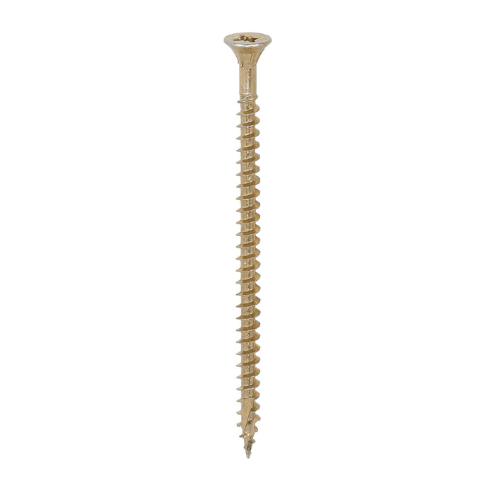 TIMCO C2 Strong-Fix Multi-Purpose Premium Countersunk Gold Woodscrews - 4.5 x 80