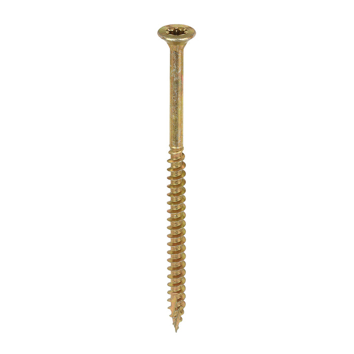 TIMCO C2 Clamp-Fix Multi-Purpose Premium Countersunk Gold Woodscrews - 4.5 x 80