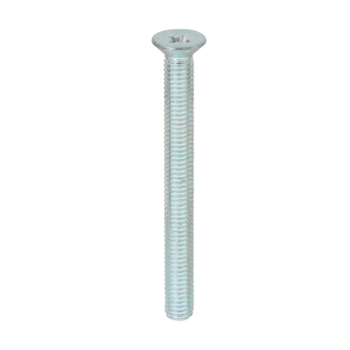 TIMCO Machine Countersunk Silver Screws - M5 x 50