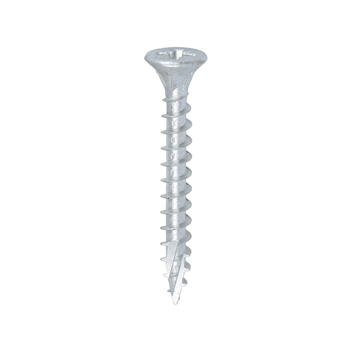 TIMCO C2 Exterior Multi-Purpose Premium Countersunk Silver Woodscrews - 6.0 x 50