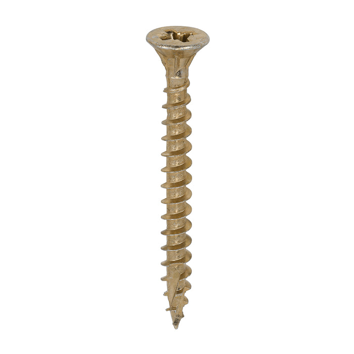 TIMCO C2 Strong-Fix Multi-Purpose Premium Countersunk Gold Woodscrews - 6.0 x 60