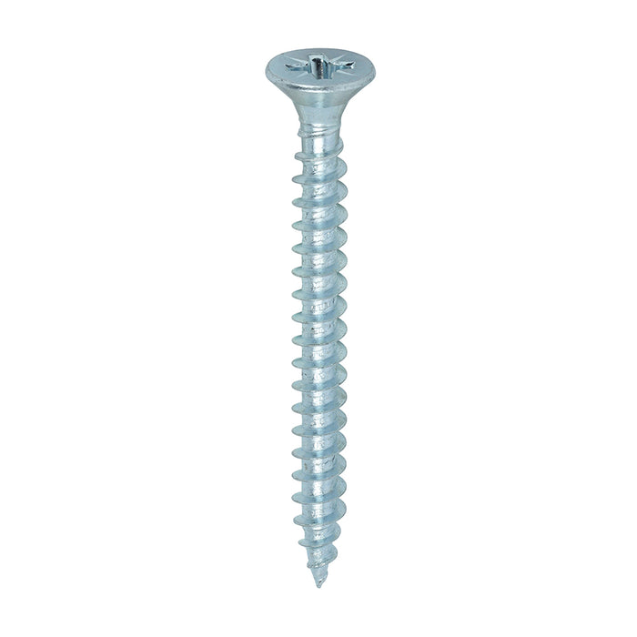 TIMCO Solo Countersunk Silver Woodscrews - 6.0 x 60