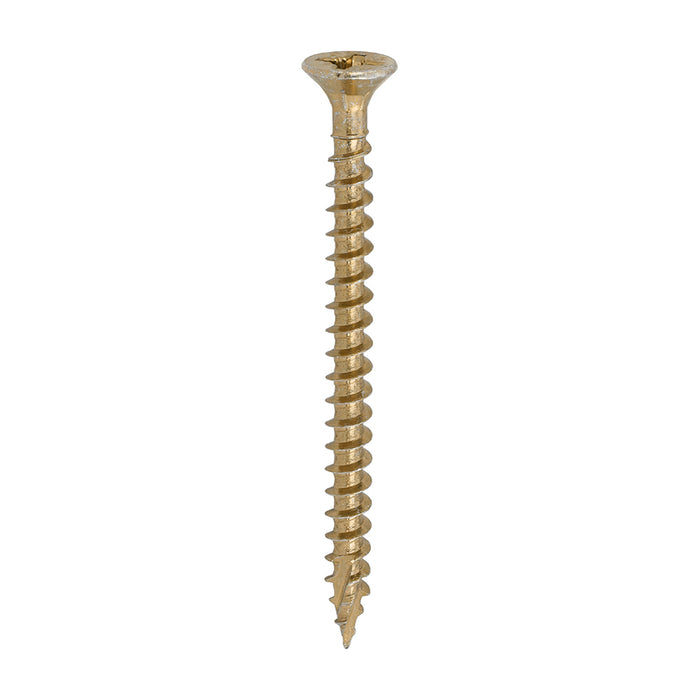 TIMCO C2 Strong-Fix Multi-Purpose Premium Countersunk Gold Woodscrews - 6.0 x 80