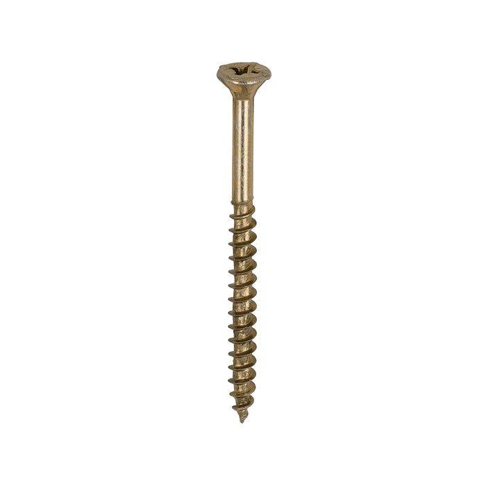 TIMCO Velocity Premium Multi-Use Countersunk Gold Woodscrews - 6.0 x 80